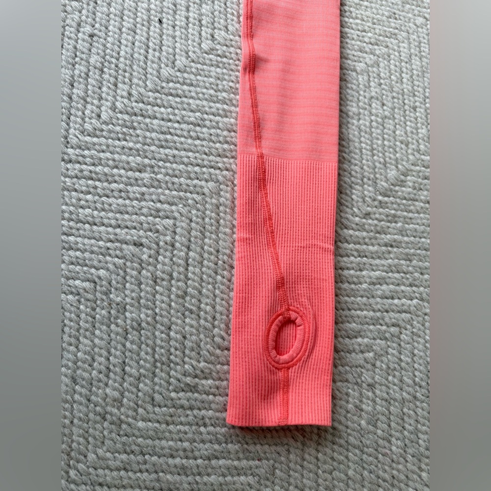 Lululemon Swiftly Tech Long-Sleeve Shirt Neon Orange sz 4 - Picture 4 of 5